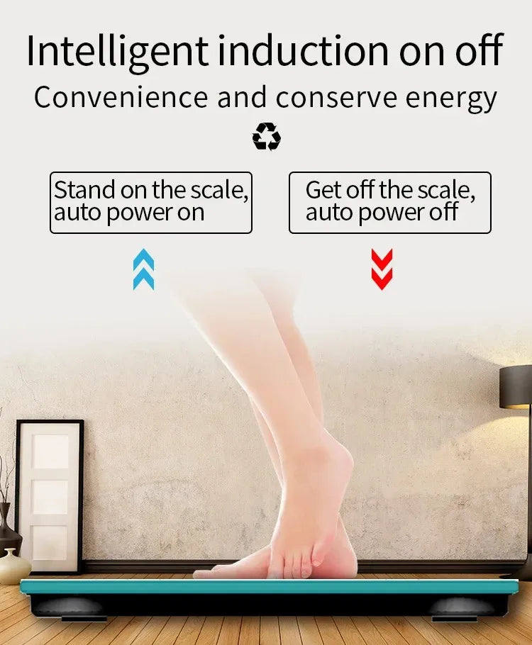 Bluetooth Smart Body Fat Scale | Track Weight, BMI & Body Composition