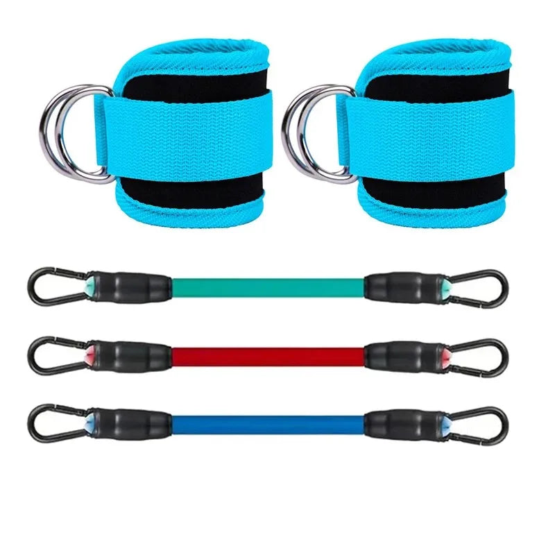 Padded Ankle Straps for Cable Kickbacks & Lower Body Training