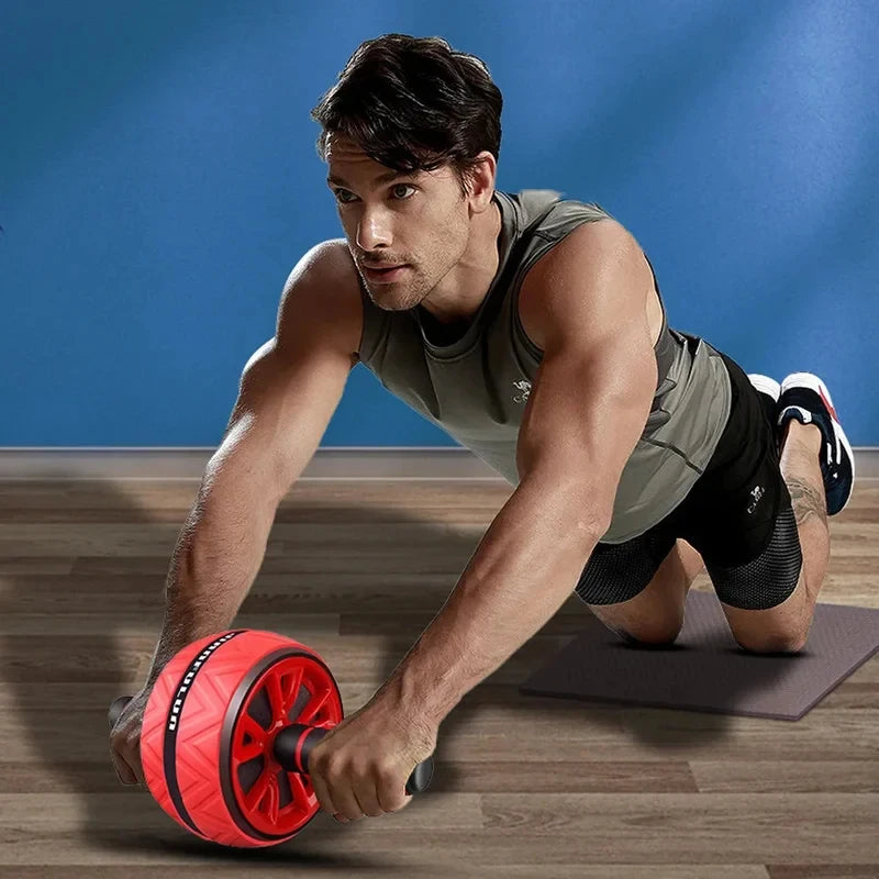 Dual-Wheel Ab Roller for Core Training