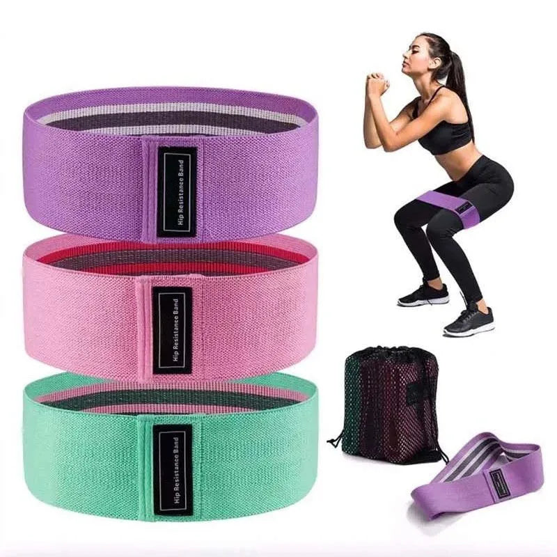 Fabric Resistance Bands Set for Glute & Leg Training