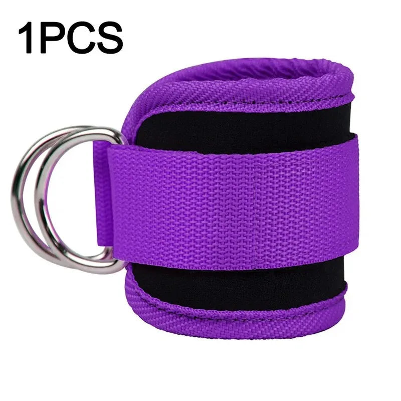 Padded Ankle Straps for Cable Kickbacks & Lower Body Training