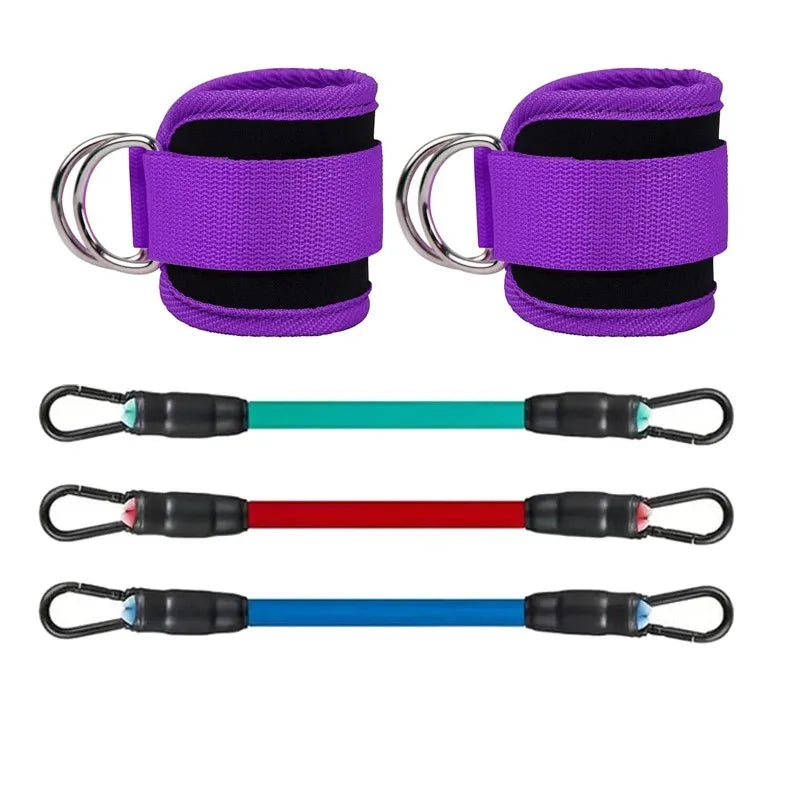 Padded Ankle Straps for Cable Kickbacks & Lower Body Training