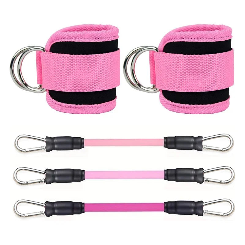 Padded Ankle Straps for Cable Kickbacks & Lower Body Training